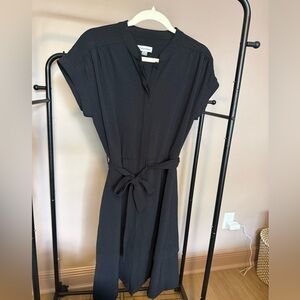 Calvin Klein Elegant Black Midi Dress